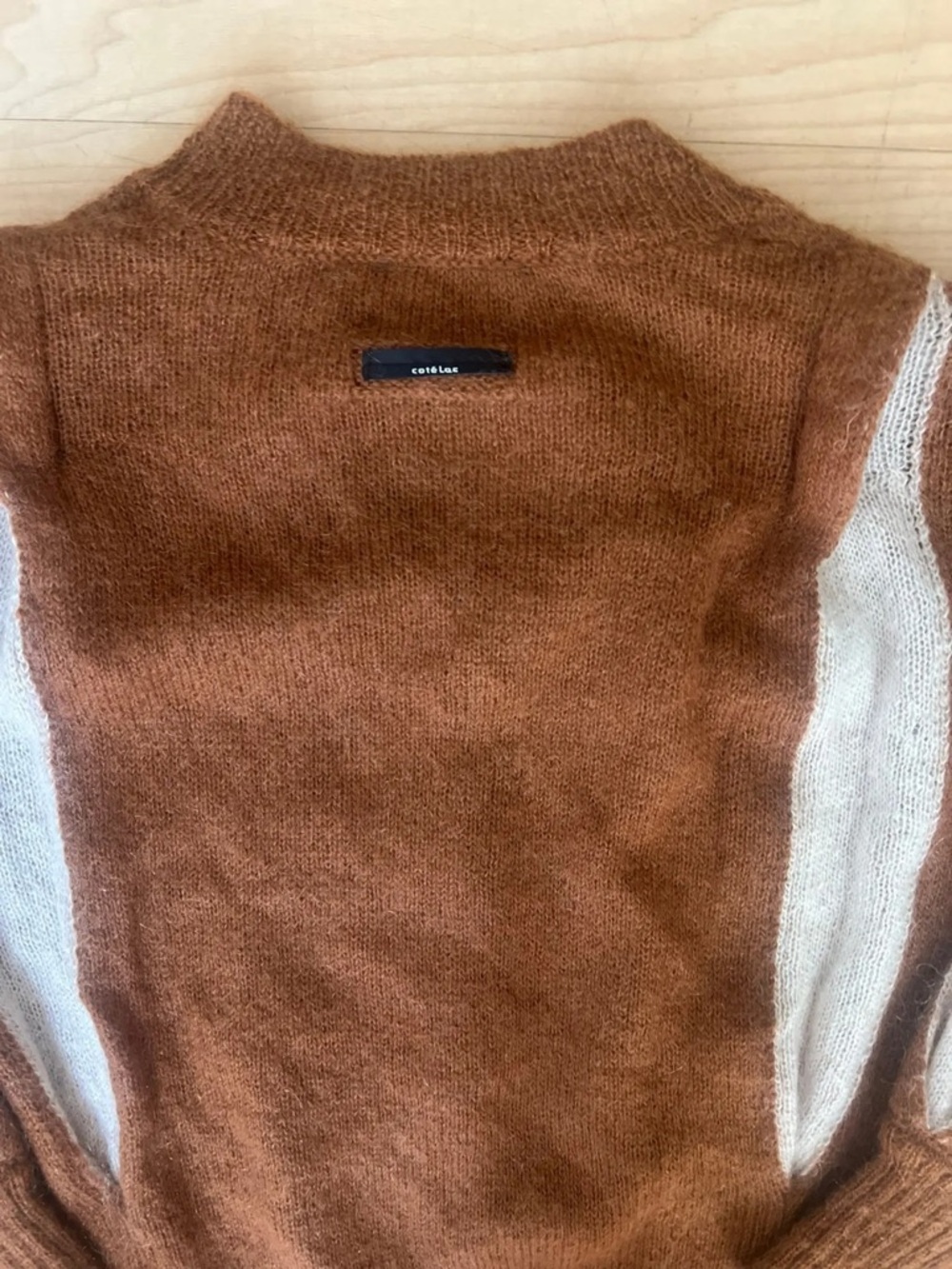 Cotelac Rust button down sweater cardigan - Picture 7 of 8